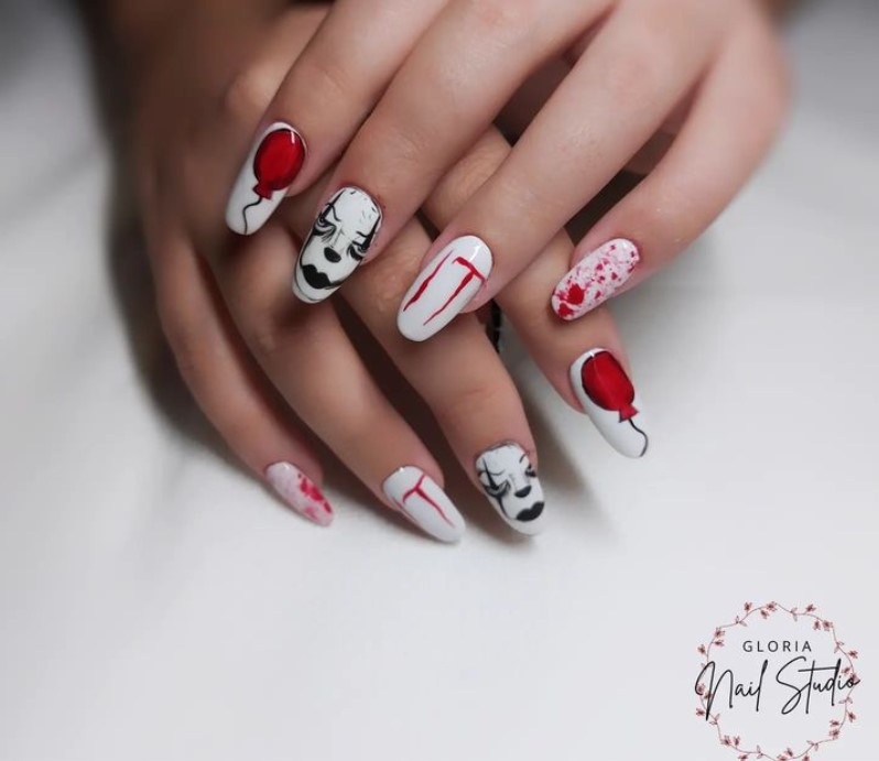 unhas decoradas halloween