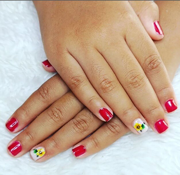 unhas decoradas infantis