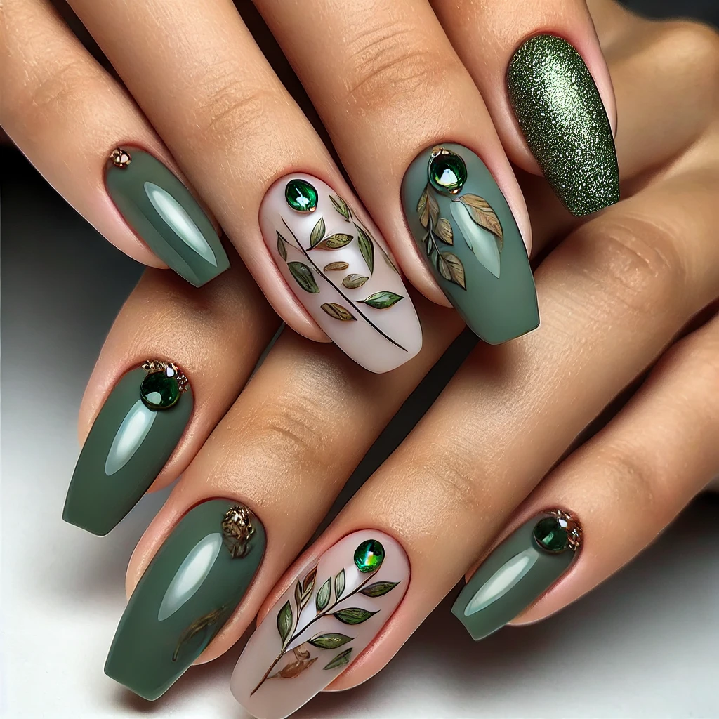 unhas decoradas para o inverno