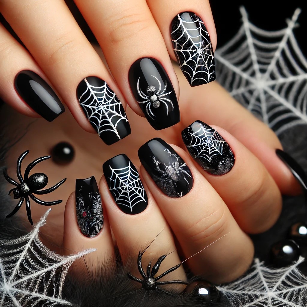 unhas decoradas hallowenn