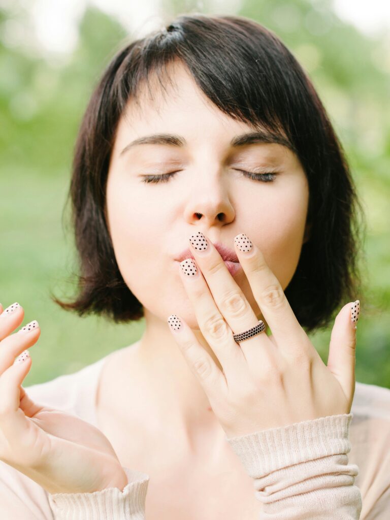 unha de gel para unhas curtas