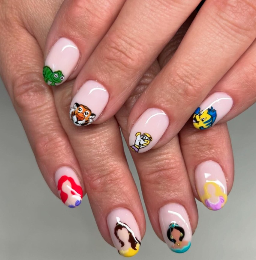 unhas decoradas série tv