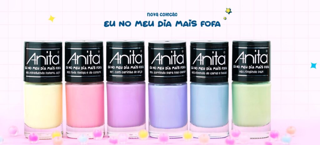 nova coleção de esmaltes anita