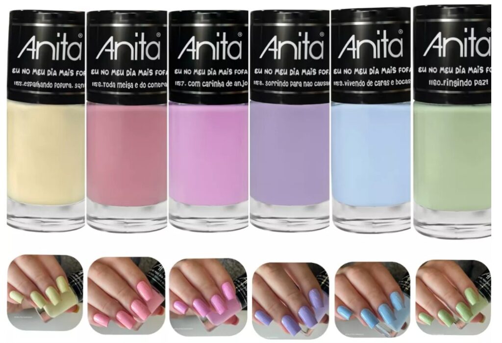 nova coleção de esmaltes anita